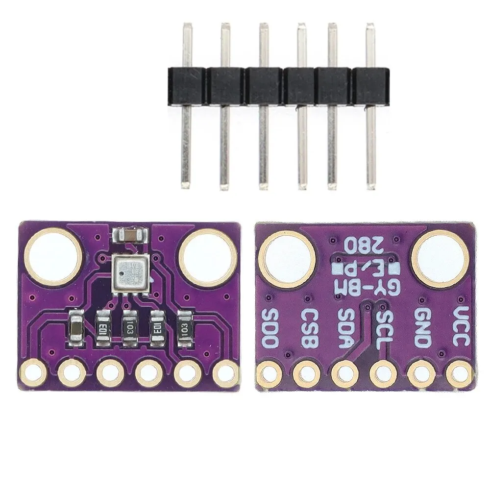 TENSTAR Digital Barometric Pressure Altitude Sensor Module BME280 3in1 3.3V 5V, high precision humidity temperature I2C SPI - Image 3