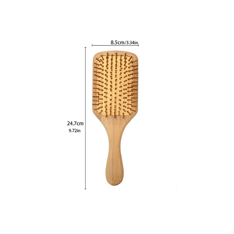 Hair Brush Comb Set for Women Men curly hair brush wooden handle brush