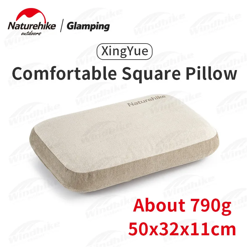 

Naturehike Soft Memory Sponge Pillow 50x32x11 Thickening Slow Rebound Pillow Core Camping 790g Ultralight Comfort Sleep Pillows