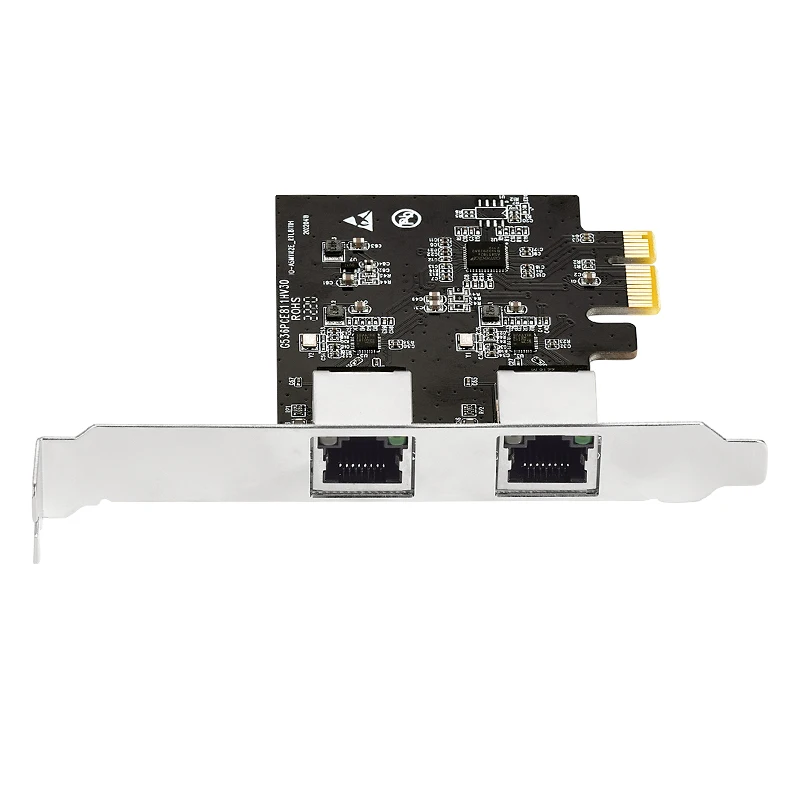 Placa de Rede Pci Express x1 para Portas Rj45 Gigabit Ethernet Adaptador Lan 10 100 1000mbps Nic Realtek Rtl8111h Chip para Desktop - Imagem 3