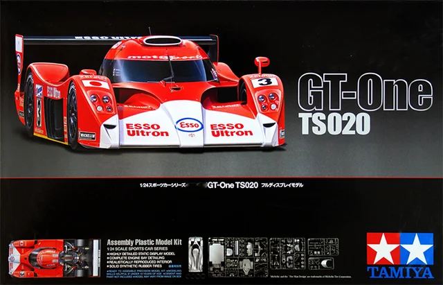 Tamiya 24201 Static Assembled car Model 1/24 Scale For CLK-GTR Racing Out  of print car Model Kit