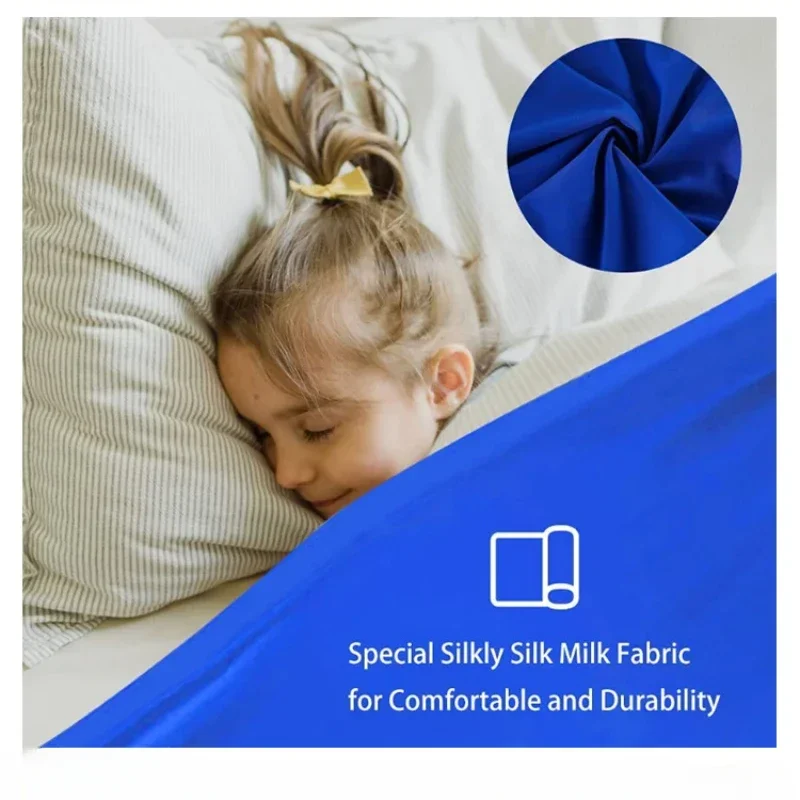 Sensory Bed Sheet Breathable Stretchy Compression Sheet Cool Comfortable Sleeping Bedding for Kids Adults Alternative To Blanket 6