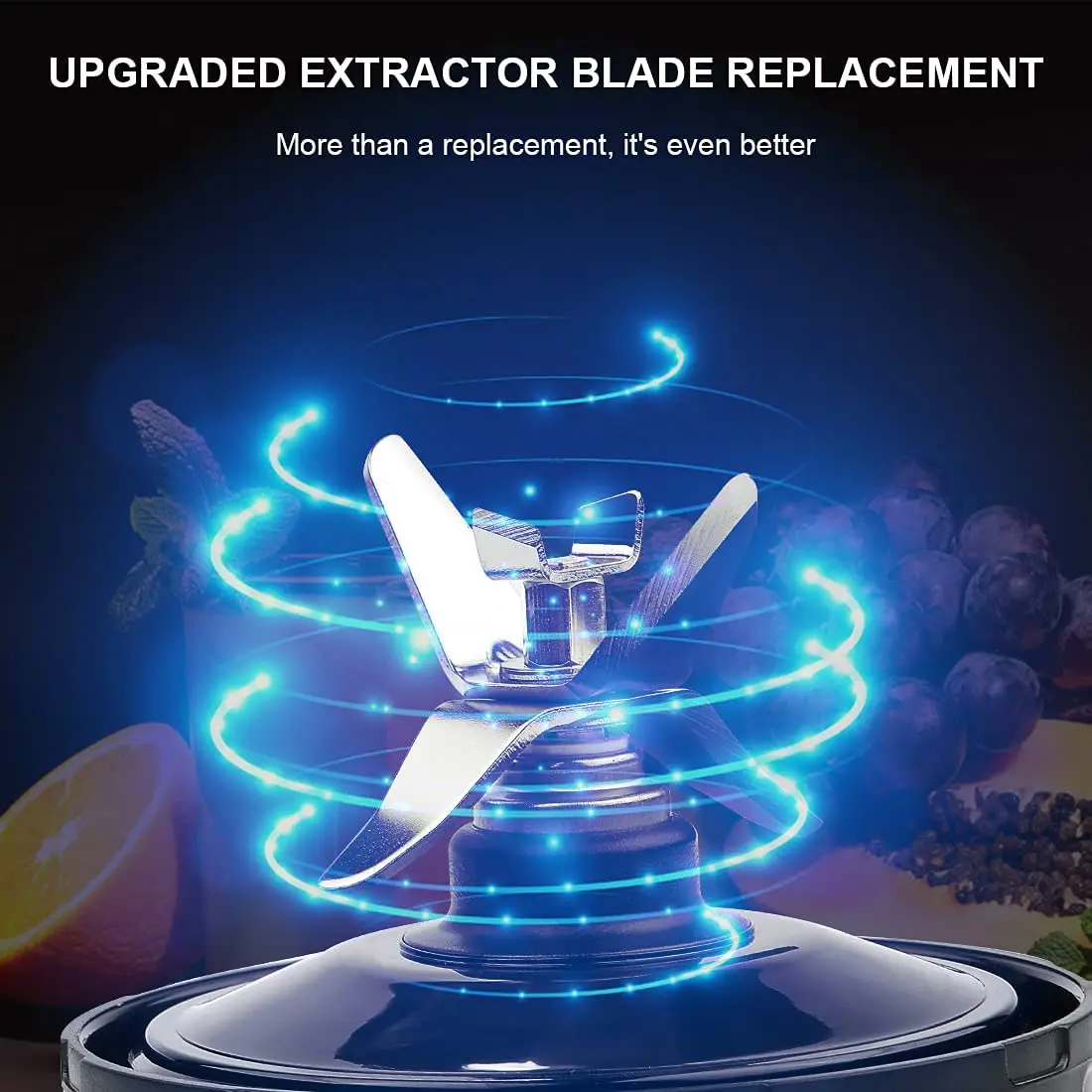 

6 Fins Blender Blade Replacement for Ninja Pro Extractor Blade for Nutri Ninja Blender Parts Auto IQ