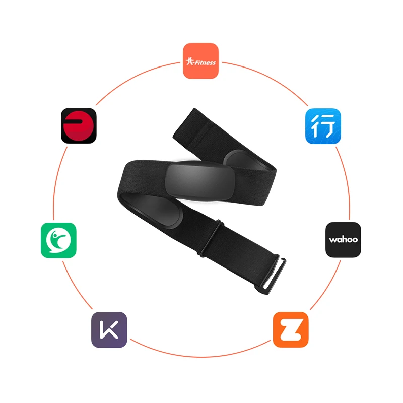 Trileek CL800 Heart Rate Sensor ANT Bluetooth HR Monitor with Chest Strap Bike Computer for Wahoo Garmin Sports Monitor. heart rate sensor