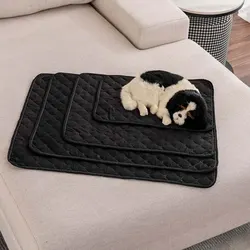 Versatile Reusable Pet Blanket and Furniture Protector - 50cm-62cm (Black)