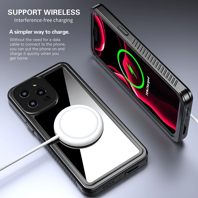 QOMJUFA Custodia Impermeabile Smartphone - Cover IPX8 Fino A 25m Con Cordino - Foto 10