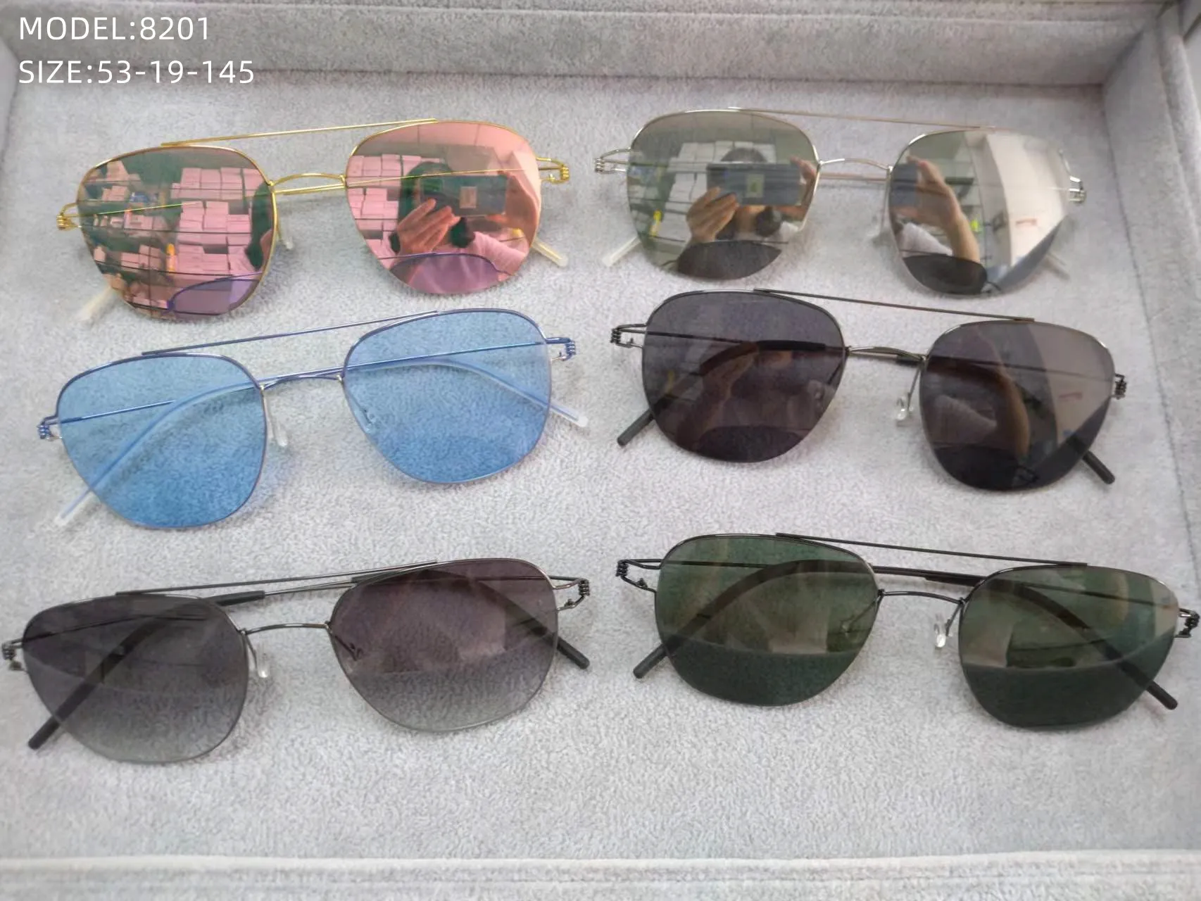 Bobbie Titanium Sunglasses Display