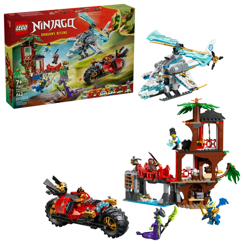 Presale】LEGO® NINJAGO® Dragon Ninja Vehicle Tree House Battle