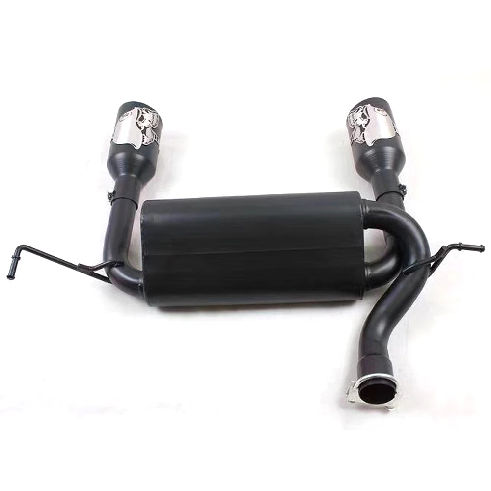 EXHAUST TIP KITS FIT FOR JEEP WRANGLER JK 2007- RUBICON DOUBLE EXHAUST PIPE MODIFIED 4X4 OFF-ROAD CAR MUFFLER SYSTEM