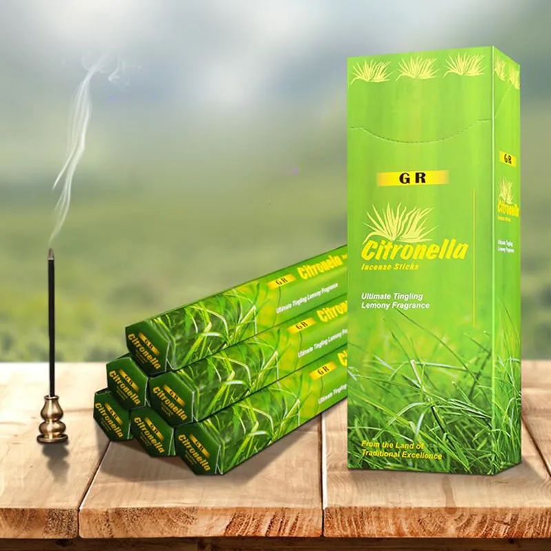 인도 수입 스틱 향 아로마 버너 Aromatherpay 향 Citronela 풍미 냄새 실내 요가 공급 향수 항목