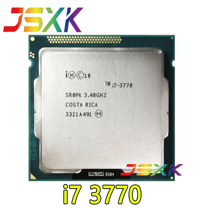 Procesador de cpu usado para i7 3770 intel core i7 3770 3 4 ghz quad