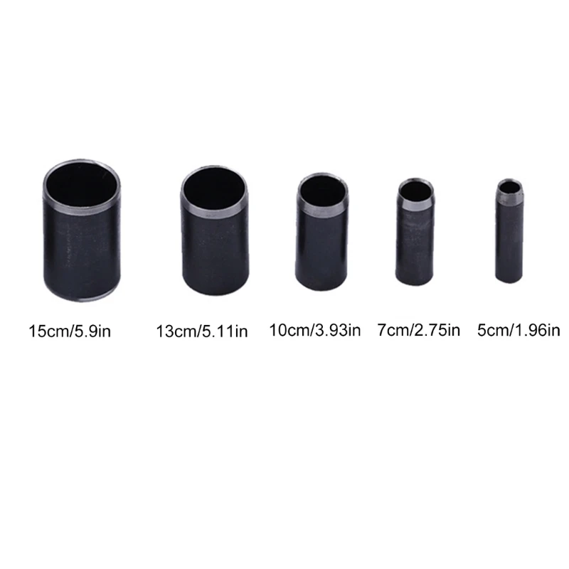 Leather Punch Leather Punching Tool for Leather Belt Watch Band Canvas Eyelet Hollow Punching Cutter Tool with Case