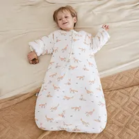 Sac de couchage pour bébés de 0 à 24 mois, plus épais, manches amovibles, Anti-coup de pied, prévention du froid, couverture pour bébé, 3.5Tog 4