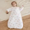 Sleeping Bag For Babies 0-24Months Thicker Winter Sleep Sack Removable Sleeves Kids Anti-Kick Prevent Cold Baby Blanket 3.5Tog 4