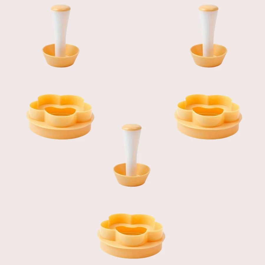 Flower Pastry Tamper & Cutter Set - Creative Baking & Biscuit Tool