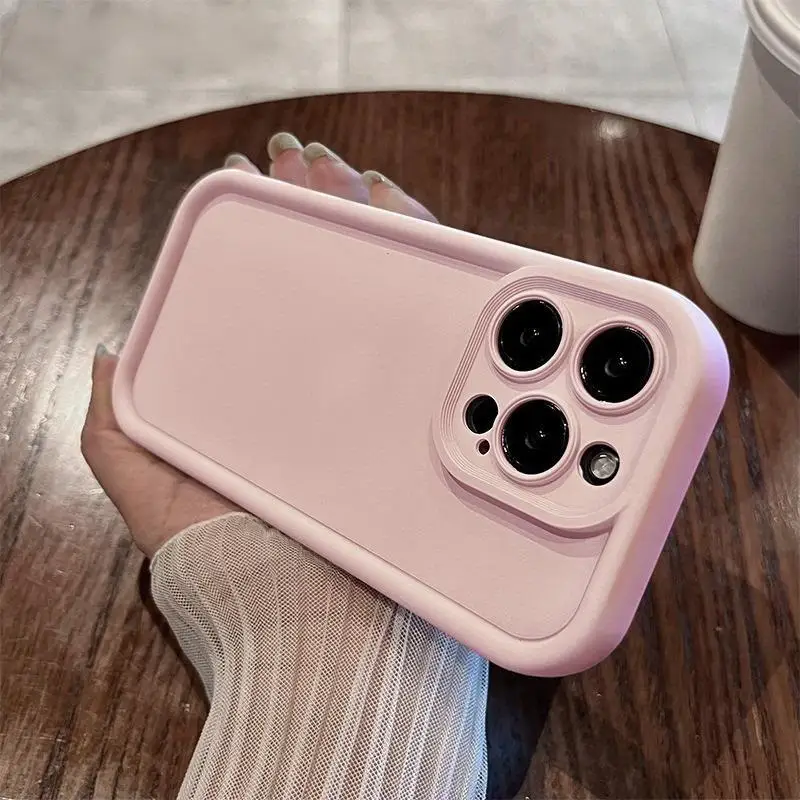 Stylish Candy Color Shockproof Bumper Phone Case with Soft Protective Cover