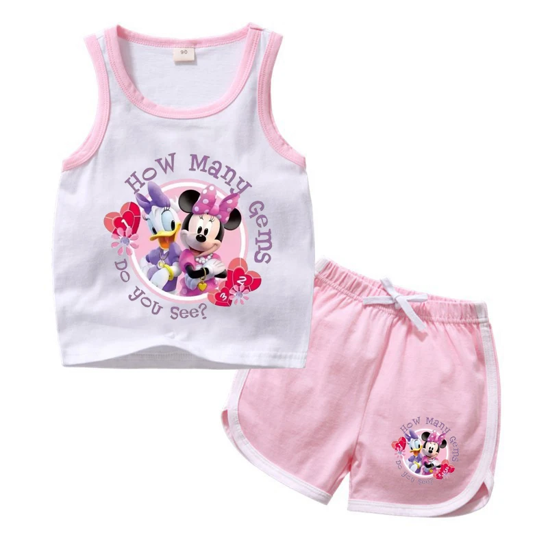 Cute Disney Characters Baby Toddler Girls Basketball Suits