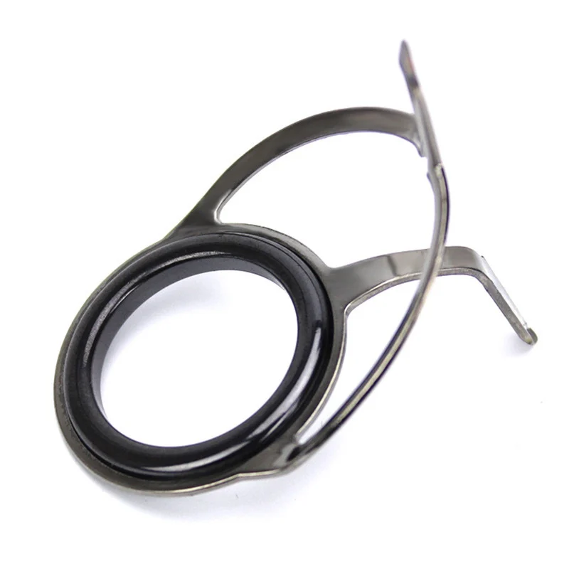 Fishing Rod Eye Ring 8pcs/set Stainless Steel Ceramics Bait Casting Rod Guides Building Repair Fishing Line