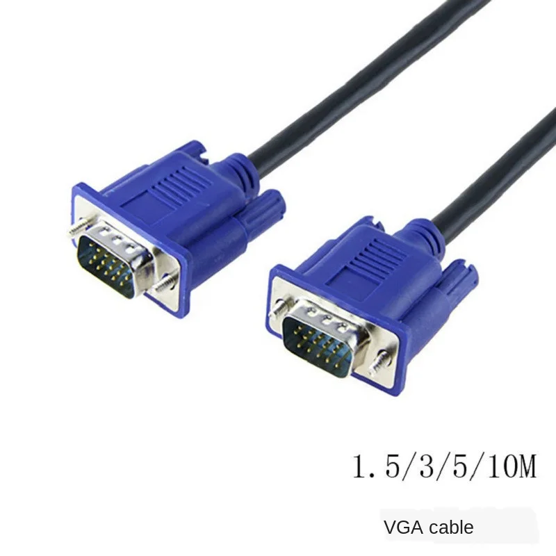 Cable VGA para Monitor de ordenador, proyector de TV, Cable HD, línea de extensión de vídeo 1,5/5/10 y cables| - AliExpress