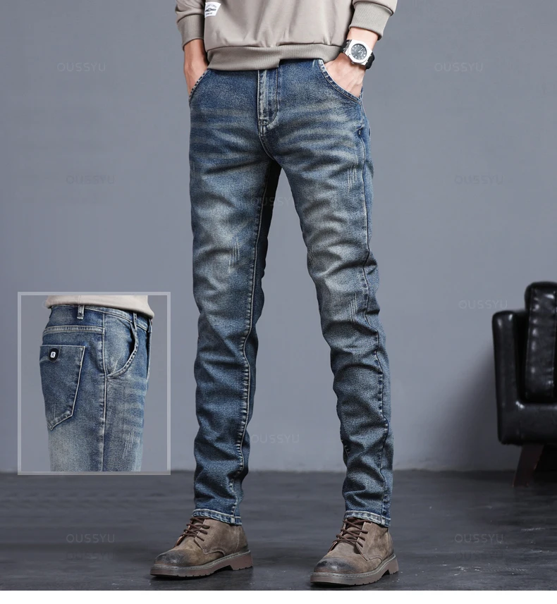 Slim Jeans Meaning|men's Slim Fit Grey Jeans - Cotton Skinny