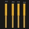 4pcs Gold 4mm