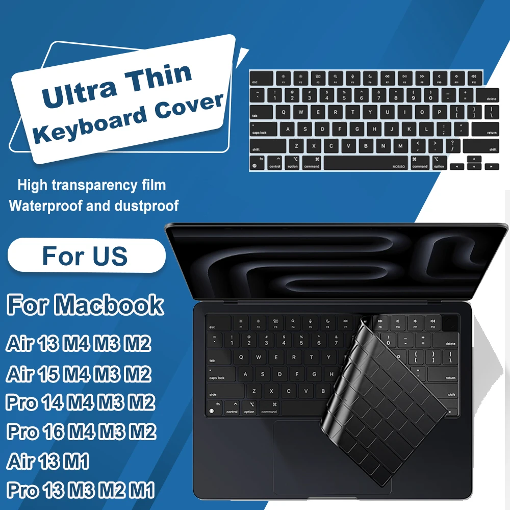 Ultra-Thin Keyboard Stickers - Universal Fit
