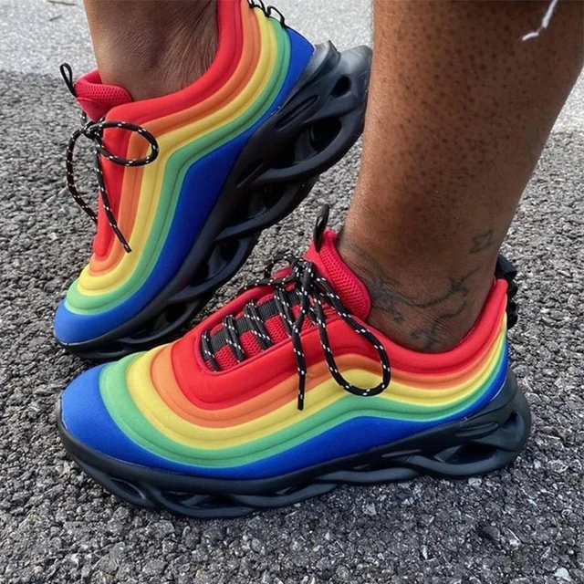 Turnschuhe regenbogen Clearance