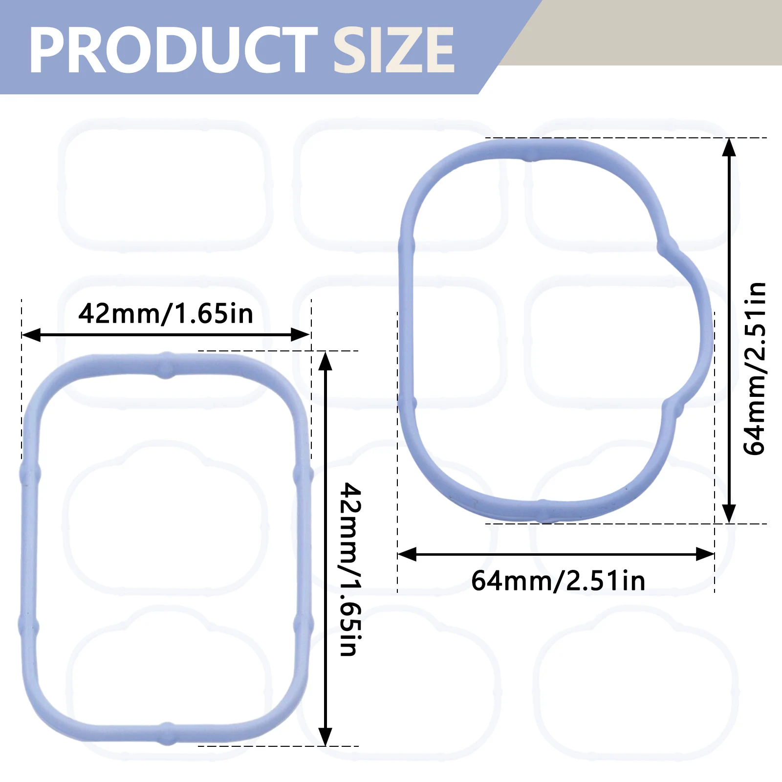Intake Manifold Upper & Lower Gasket Set Fits Chrysler Dodge Jeep Ram 3.6L 2011-5184331AC 5184562AC