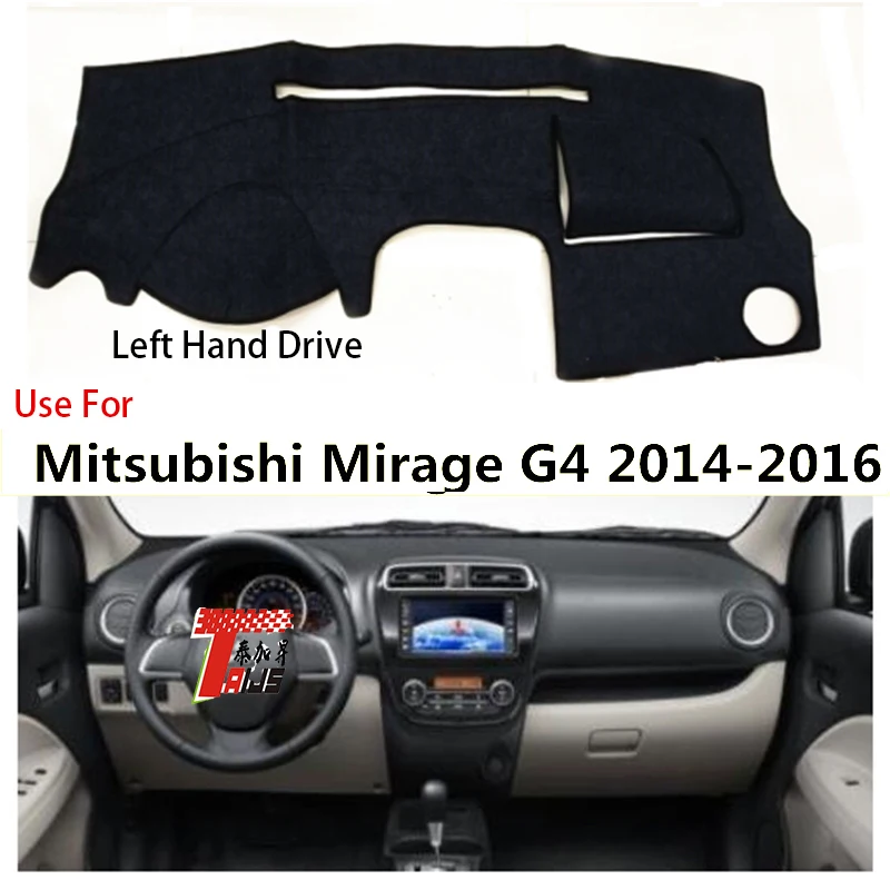 

Замшевый чехол TAIJS высокого качества для приборной панели Mitsubishi Mirage G4 2014-2016, лидер продаж