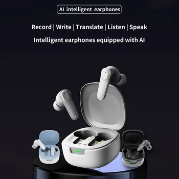 Intelligent AI Translator Earbuds Wirless BT Languages Translation Headphones Real Time Voice Translators for Business Travel 3