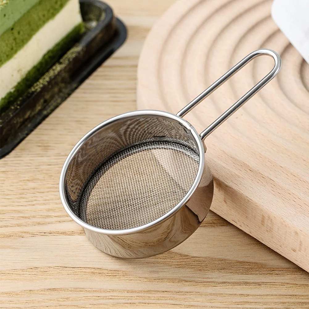 

1Pcs Stainless Steel Wire Fine Mesh Oil Strainer Flour Colander Sieve Sifter Pastry Baking Tools Kitchen Accessories