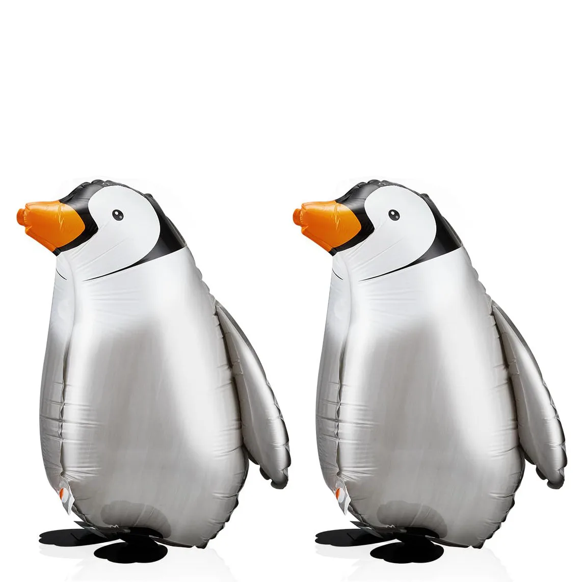 2 stücke 19 Zoll Walking Pinguin Folienballons Familie Party Haustier Party Geburtstag Partei Liefert Haustier Gehen Tier Helium ballons