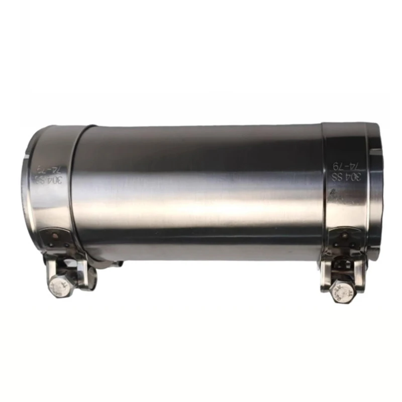 Exhaust Pipe Connector Tube Adapter Joiner Sleeve Clamp 35mm-80mm Tube Pipe Connector Joiner length 100mm-120mm exhaust assembly