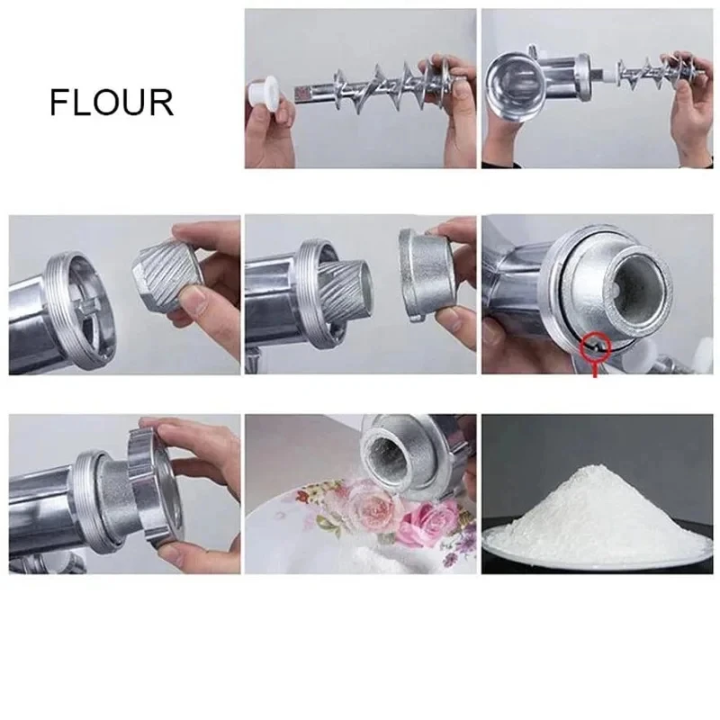 For Meat Grinder Stainless Steel Sausage Filling Machine Vegetable And Garlic Shredder Suitable For Household And Restaurant 5