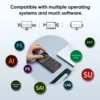 XPPen ACK05 Wireless Shortcut Remote 10 Customized Shortcut Keys Portable Bluetooth Keyboard for Windows Mac Drawing Tablet 6