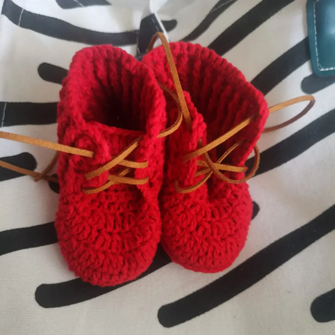 QYFLYXUENew Mommy Handmade Wool Cotton High Help Baby Shoes Crochet Manual Diy Knitting Coarse Thread