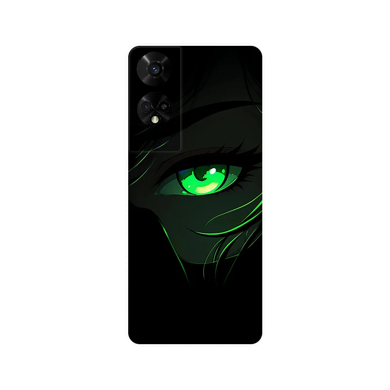Wolf Painted Shockproof Silicone Phone Case - Stylish and Durable Cover