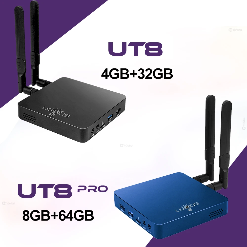 2023 UGOOS UT8  Ʈ TV ڽ, ȵ̵ 11, Ĩ RK3568, DDR4 8GB RAM, 64GB ROM, WiFi6, 1000M, BT5.0, 4K ȵ̵ TV ڽ