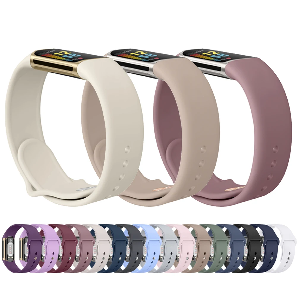 Cinturino In Silicone Morbido Per Cinturino Fitbit Charge 5 Band Per Fitbit Charge 5 Cinturino Regolabile Sostituzione Del Cinturino