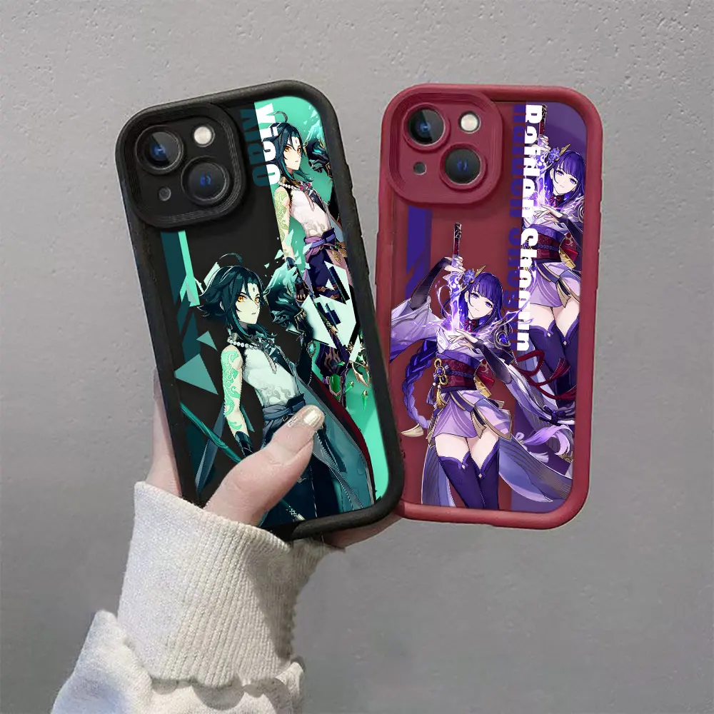 Genshin Impact Miko Xiao Artistry Phone Case