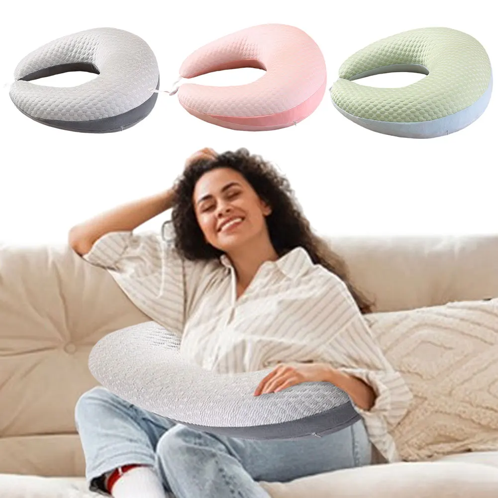 Adult Crocheting Pillow Ergonomic Lap Desk Pillow Soft Teens Arm Rest 1pc for Kids Adults Reading Working Playing