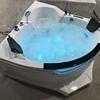 White Sale Modern Indoor Glass Bath Prices Spa Massage Corner Multi Functional Acrylic Jacuzzier Hot Tub Bathtubs & Whirlpools 3