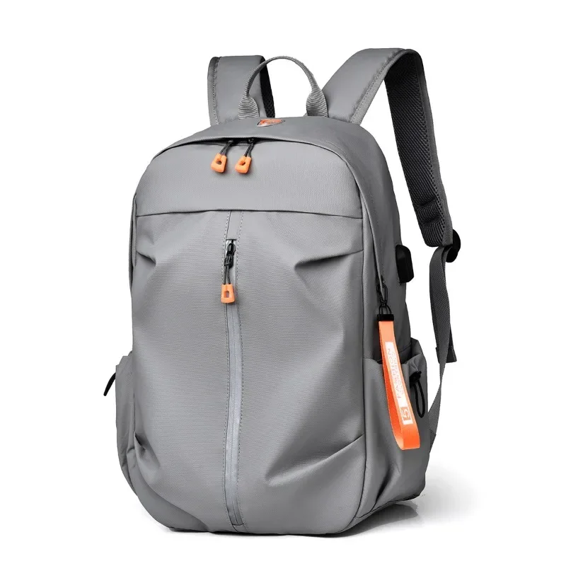 New Men's and Women's Backpack Casual and Simple Large Capacity 15.6 inch Waterproof Splash Computer Backpack USB Travel Bag