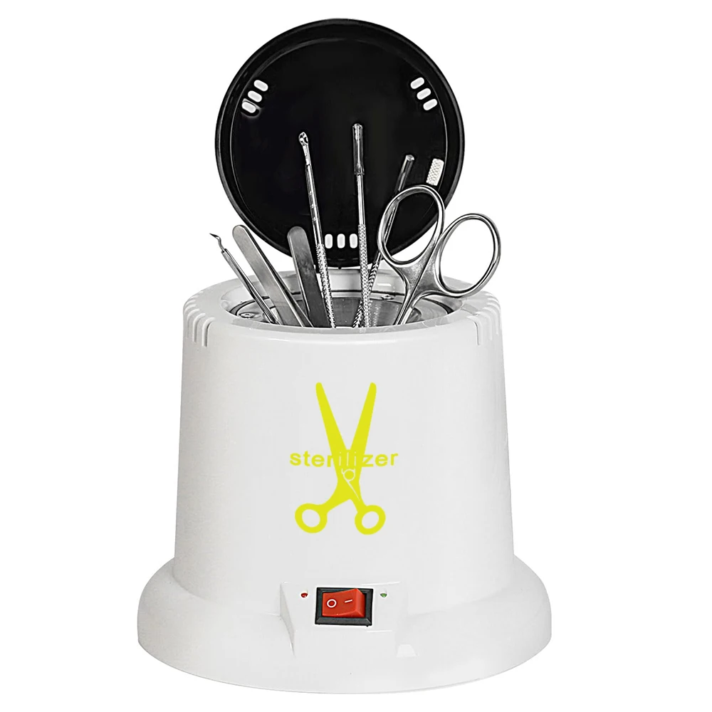LULAA Professional Nail Tool Sterilizer High Temperature Sterilizer Pot for Tweezers Manicure Beauty Salon Tattoo Nipper Equipment Hair Salon
