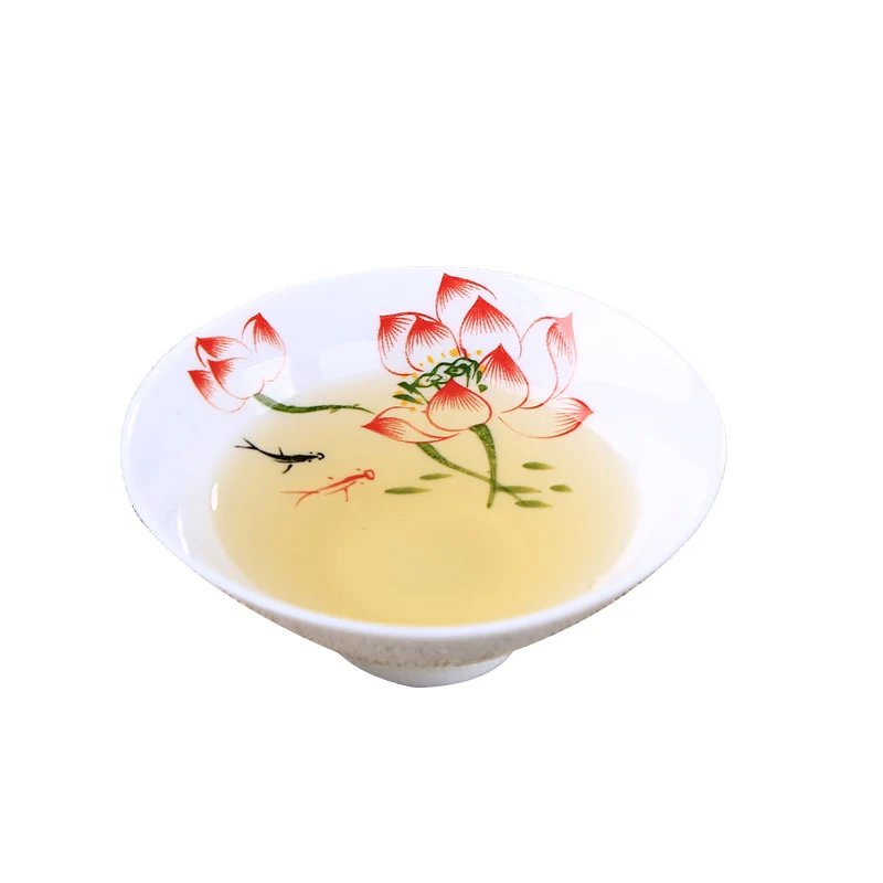 Tea Cup Blue and White Porcelain Hand-painted Hat Kungfu Ceramic Pu'er Black Tea Plum Orchid Bamboo Mountain Master 8.5x3.5cm