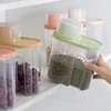 Plastic Cereal Dispenser Storage Box Kitchen Food Grain Rice Container Dried Fruit Snacks Storage Box Flour Grain Storage S/L 2