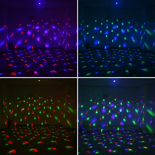 ALIEN 휴대용 충전식 RGB 미니 디스코볼 알리언 나이트 라이트 2IN1 효과 음향 활성화 파티 웨딩 휴일 카 DJ 쇼 램프 5