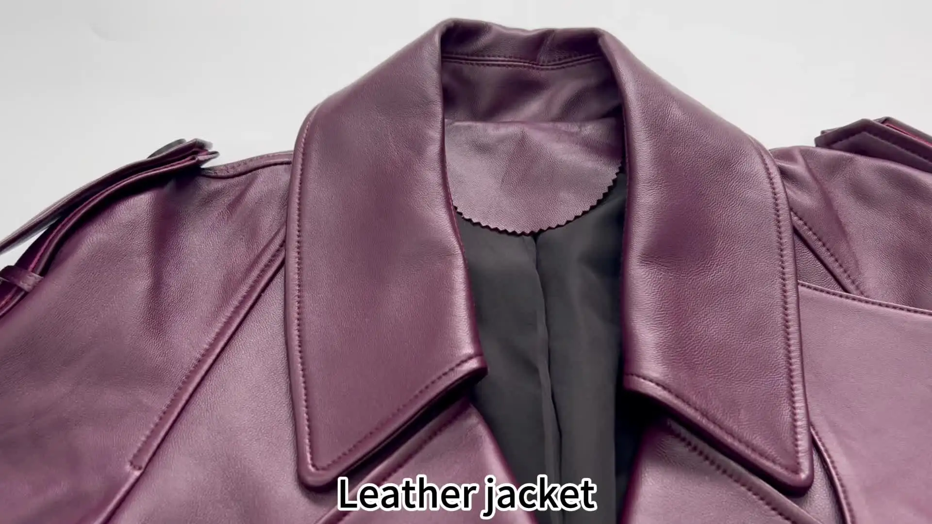 2024 Leather Jackets Women's Genuine Leather Jacket Cropped