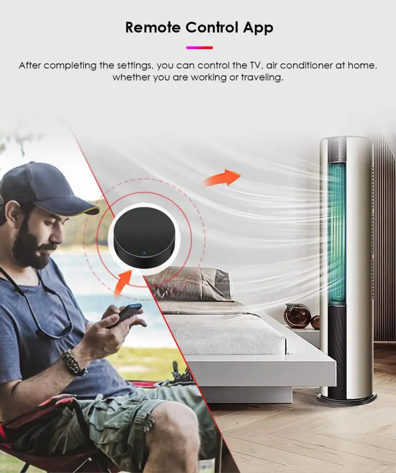 IR Remote Control Smart WiFi Tuya/Smartlife Universal Infrared Home Controller For TV DVD AUD AC Work With Amz Alexa Google Home
