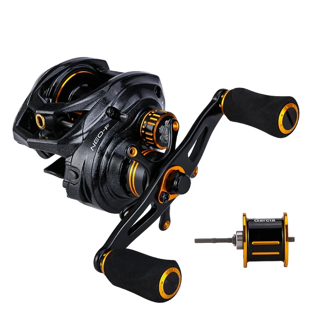 2023 ABU GARCIA NEO F7 F8 Baitcasting Fishing Reel Carbon Fiber Magnetic  Brake Spare Spool EXD Longcast Saltwater Fishing Tackle